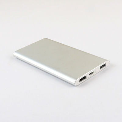 Engraving LOGO Metal Portable Power Bank 5000MAH with Optimized Heat Dissipation