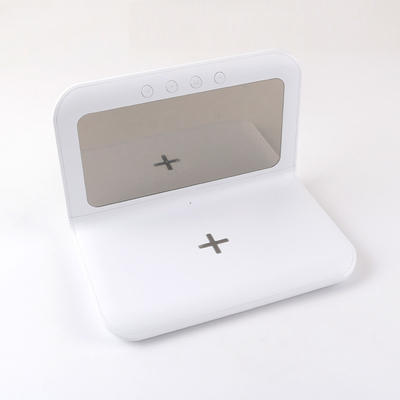 Plastic Collapsible Clock Wireless Charger White Color 20W Fast Speed