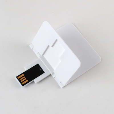 ABS Plastic Credit Card USB Sticks 2.0 128GB 64GB Both Side CMYK Print