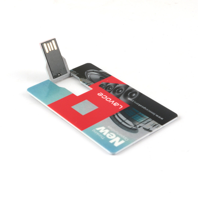 360 Degree Rotation Credit Card Usb Memory Stick 2.0 UDP Flash Chips 80MBS