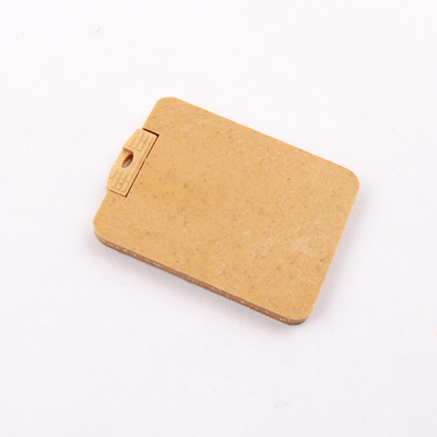 Straw And Plastic Mix Material Usb Flash Drives , Recyclable USB Memory Stick