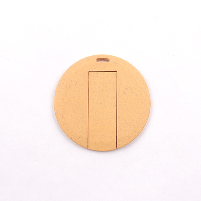 Recycle Straw Material Card Usb Stick Promotional Gifts 2.0 20MB/S 64GB 128GB