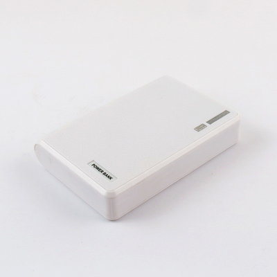 5000MAH Plastic Mobile Power Bank Customized LOGO With Cable