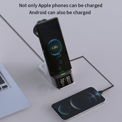 Multifunction Wireless Charger with 5V/2A Input 3 In 1 Wireless Charger Station