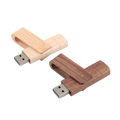 USB A and Type c Wooden USB Flash Drive with USB2.0/3.0 Interface Type for Fast Data Transfer