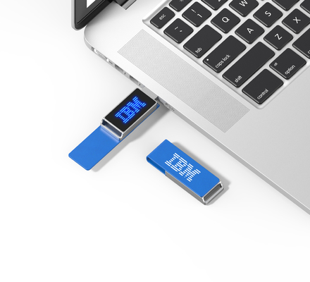 WIht LED Engraving Logo Leather USB Stick 2.0 3.0 64GB 128GB 256GB 30MB/S