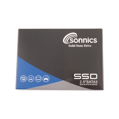 2.5oz/3.5oz SSD Hard Drive for Desktop Laptop 1TB 2TB Silver and Black