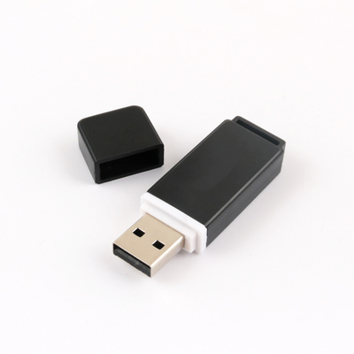 Customizable Black and White Rubber Oil USB Stick for Gift and Retail