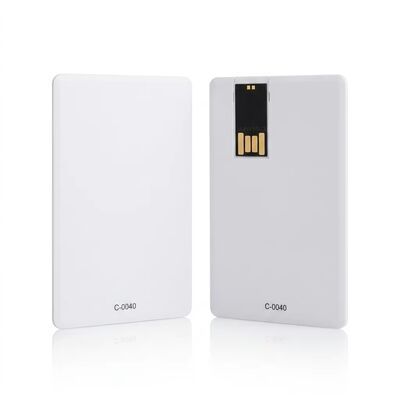 Both Sides Full-colors Artwork Printing Credit Card USB Flash Drive With Colorful Print And UV Print Logo Options Suitable