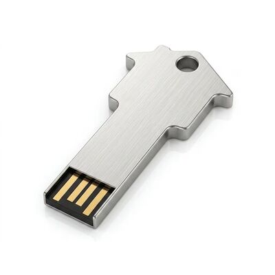 Pearl Chain Metal USB Flash Drive Silver Compact Storage Device Operating Temperature Minus 50 to Plus 80 Degrees Ideal for Business