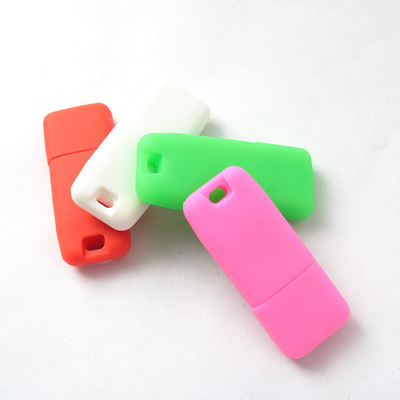 2D Silicone Custom Printed Usb Drives USB 2.0 70MB/s 512GB Open Mould