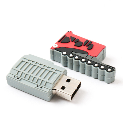 8M/s 2D Soft Custom Printed USB Drives 256GB Gift For Advertising