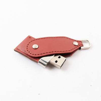 Customized Made Leather USB Flash Drive 30MB 3.0 256GB 512GB