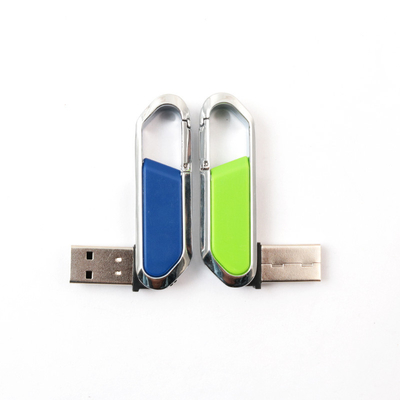 180 Degree Plastic And Metal USB Flash Drive Fast Speed 80MB/S 2.0 UDP Inside