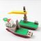 3D Copy Real PVC USB Drive Sailing Ship Customized Shapes
