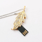 Hidden Chip Inside Leaf USB Flash Drive Jewelry Style Fast Speed