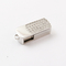 PCBA 2.0 And 3.0 Crystal USB Flash Drive Silver Shiny Fast Speed