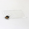 Transparent Plastic Credit Card Usb Memory Stick 2.0 MINI UDP 128GB 64GB 50MB/S