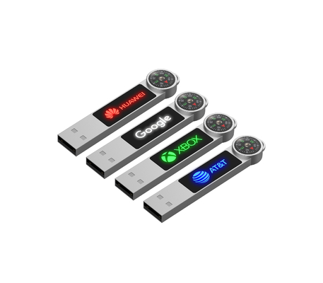 Storage And Backup Thumb Drive Memory Stick Jump Drive With LED Light