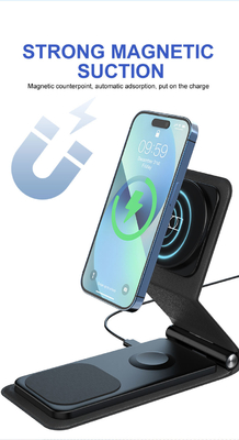 Fast Charging Folding Wireless Charger For IPhone Airpods AppleWatch Fast Charger