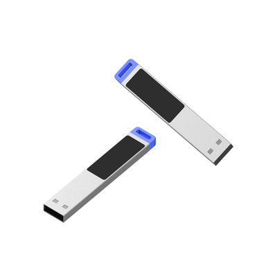 Customized Metal Plastic Flash Drive with Logo Upload for Data Storage