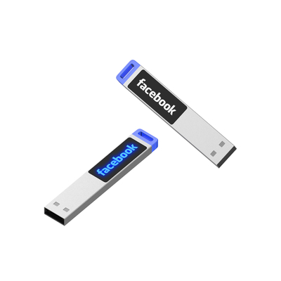 Customized Metal Plastic Flash Drive with Logo Upload for Data Storage