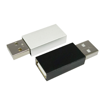 Ensure secure charging for your phone with USB data blocker - Silver/Black available