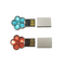 Notebook Usb Flash Drive 64G 128G Notedbook Usb Memory With Flower Shaped Crystal