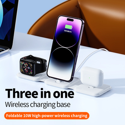 Foldable 3 In 1 Wireless Charger Magnetic Vertical Fast Speed