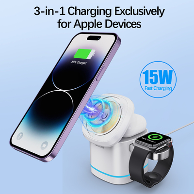 Convenient Multifunction Wireless Charger within 6mm Transmission Distance