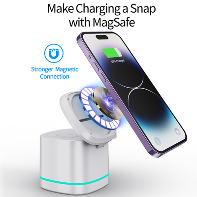 Convenient Multifunction Wireless Charger within 6mm Transmission Distance