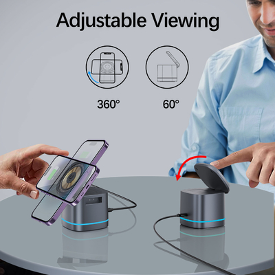 Maximize Your Charging Efficiency with Fast Charge Wireless Charging Pad 5V/1A Output and Overvoltage Protection Included