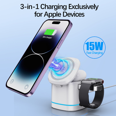 Multifunction Wireless Charger Fast Charge Wireless Charging Pad Qi Standard