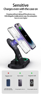 Multifunction 5V/1A Wireless Charger - 3 In 1 QI Wireless Charger