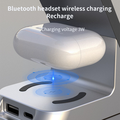 Multifunction Wireless Charger with 5V/2A Input 3 In 1 Wireless Charger Station