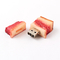 Square Design Personalized USB Flash Drives with Fast Lead Time 7-15 Days