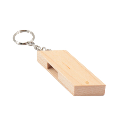 Rectangular Wooden USB Flash Drive Item Bamboo Wood/Maple Wood Support OEM 0°C To 60°C