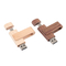 USB A and Type c Wooden USB Flash Drive with USB2.0/3.0 Interface Type for Fast Data Transfer