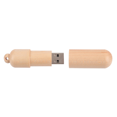 Maple Wooden Pen Drive USB Flash Drive 2.0 3.0 Fast Speed With Lanyard 512GB