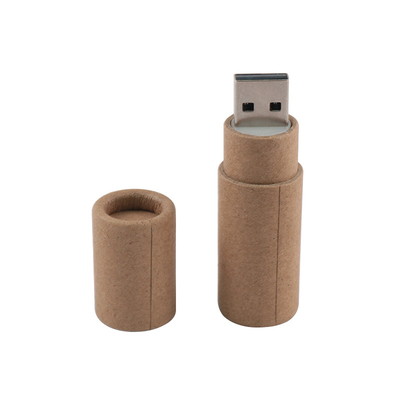 Round Shaped Wooden USB 2.0 Flash Drive Fast Speed 30MB/S 64GB 128GB