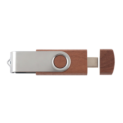 Natural Wooden USB Flash Drive 2.0 3.0 With Type C + Usb A New Shapes Fast Speed