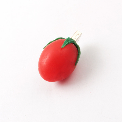 Tomato shaped to Actual Food Personalized USB Flash Drives with 7-15 Days Lead Time