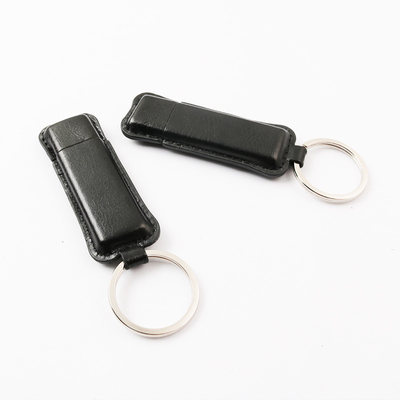 Customizable Leather Flash Drive With 10mb/S Writing Speed