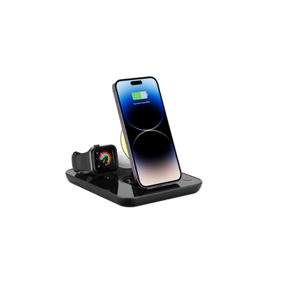Green Fast Charge Wireless Charging Pad Made of ABS PC 162*132*27MM Dimensions