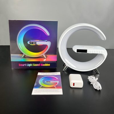 With LED With Clock With Speaker With Bluetooth Wireless Charger Fast 15W