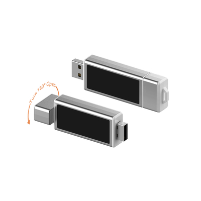 Like Photos Show Crystal USB Stick With LED Light For Support Uploading Data