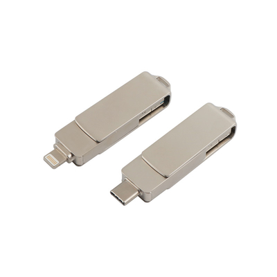 3 In One USB Flash Drive With Iphone Type C USB And Adriod Fast Speed