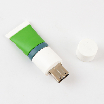 Silk Screen Printing Custom USB Flash Drives with USB 2.0 Interface open mold by customer design