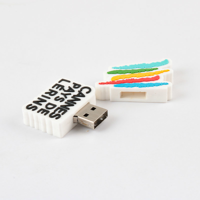 Customized USB in Oval Shape Made of PVC or Silicone for Your Corporate Gifts