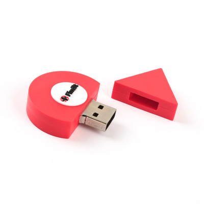 Custom USB Flash Drives Colorful Open Mold By Customer Shape With Fast Data Preload